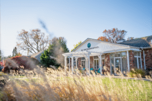 BZ Orthodontics office exterior in Lansdale, featuring welcoming entrance and landscaping, representing orthodontic services including braces and Invisalign in Lansdale, PA.