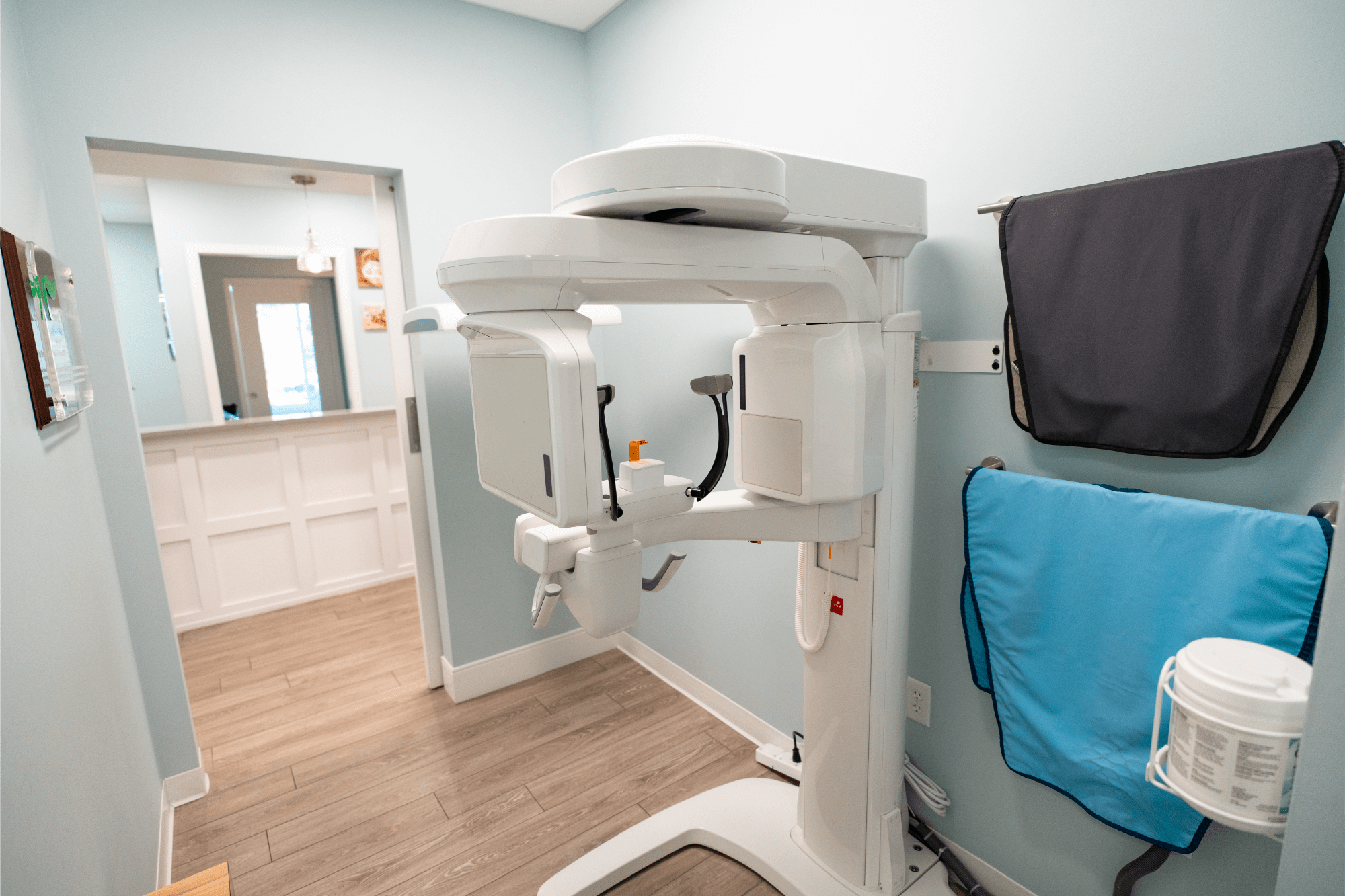 3D dental imaging equipment in a modern orthodontic office at BZ Orthodontics in Lansdale, PA, highlighting advanced technology for orthodontic assessments.
